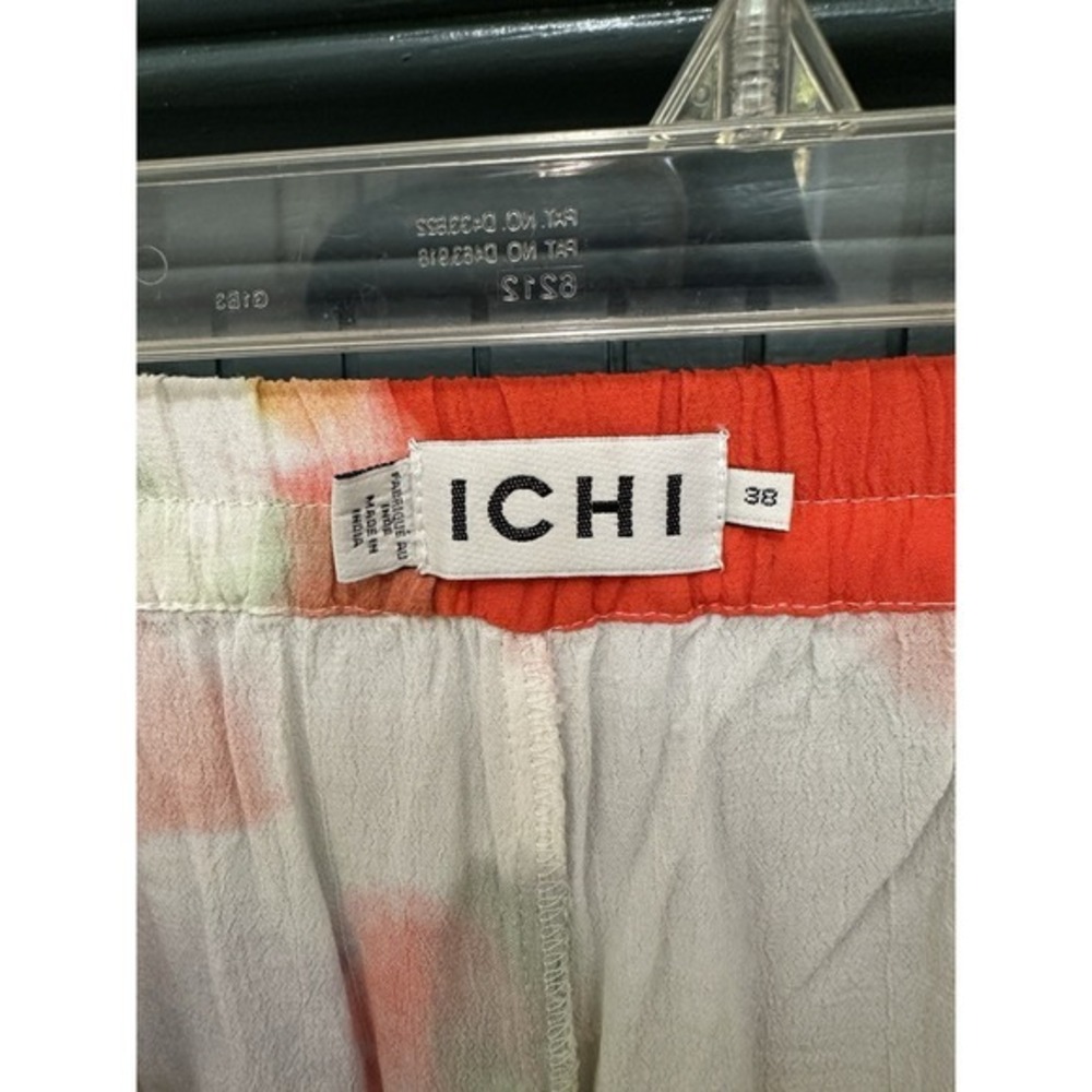 ICHI Cilovi Cloud Colorful Patterned Semi Wide Trouser Size 38 - Picture 5 of 10